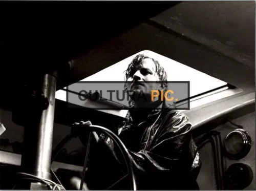 Vintage Original B&W Photo, Jacques Perrin in "Les quarantièmes rugissants" by Christian de Chalonge - 1982