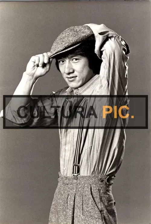 Vintage Original B&W Photo, Jackie Chan in "No End of Surprises" by Mu Chu - 1975