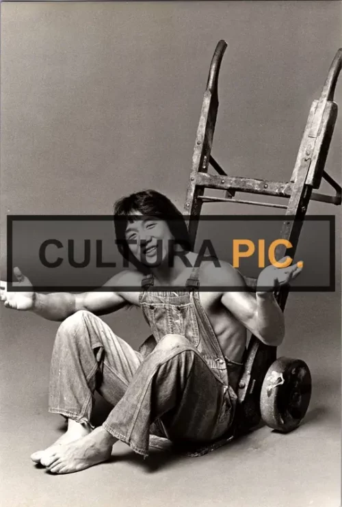 Vintage Original B&W Photo, Jackie Chan in "Battle Creek Brawl" by Robert Clouse - 1980