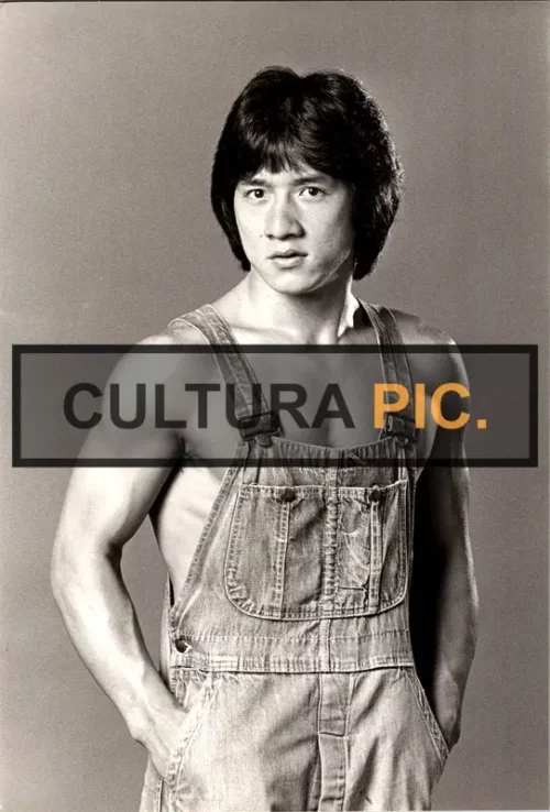 Vintage Original B&W Photo, Jackie Chan in "Battle Creek Brawl" by Robert Clouse - 1980