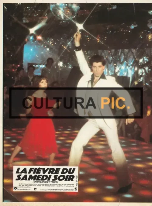 Vintage Original Photo, John Travolta and Karen Lynn Gorney in "Saturday Night Fever" by John Badham - 1977