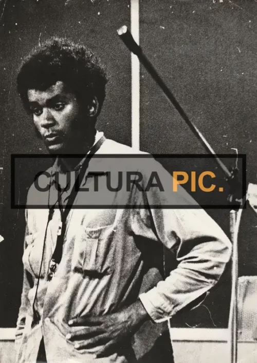 Vintage Original B&W Photo, Anthony Braxton recording in Copenhagen - 1974