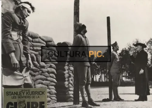 Vintage Original B&W Photo, Timothy Carey, Ralph Meeker, and Joe Turkel in "Paths of Glory" by Stanley Kubrick - 1957