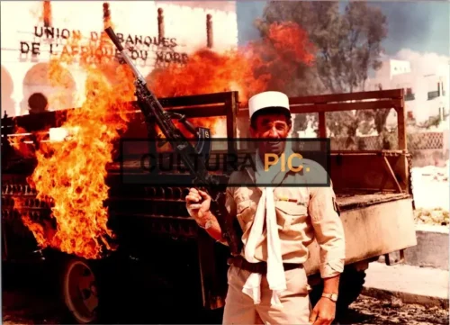 Vintage Original Photo, Jean-Paul Belmondo in "The Vultures" by Henri Verneuil - 1984