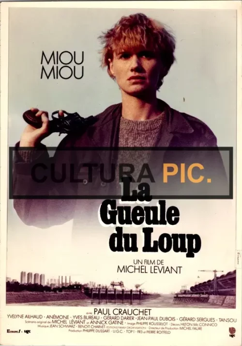 Cinema Poster of the Film "La gueule du loup" by Michel Léviant - 1981