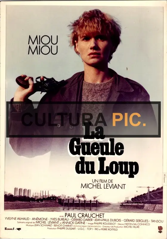 Cinema Poster of the Film "La gueule du loup" by Michel Léviant - 1981