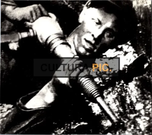 Vintage Original B&W Photo, a Miner and a Hero of Socialist Labour Named "Alexei Stakhanov" - 1970