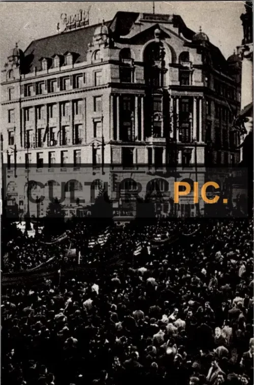 Vintage Original B&W Photo, the reunification of Western Ukraine with Soviet Ukraine - 1939