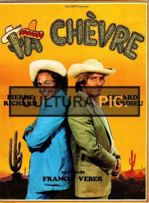 Cinema Poster of the Film "La Chèvre" Directed and Written by Francis Veber - 1981
