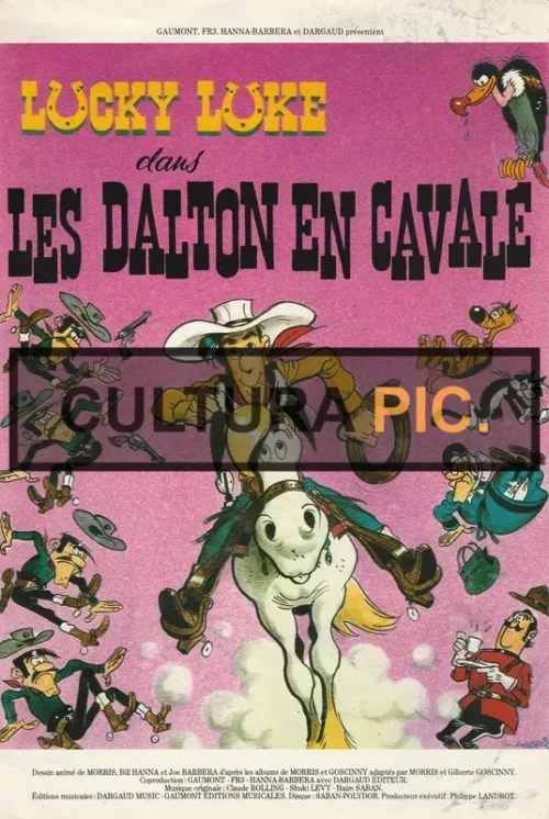 Folder of the Film "Les Dalton en cavale" by Joseph Barbera, William Hanna, Morris and Ray Patterson  - 1980