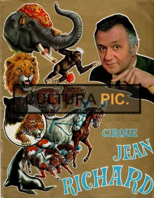 Poster of Cirque Pinder Jean Richard - 1980