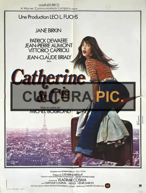 Poster of Jane Birkin in "Catherine & Co." by Michel Boisrond - 1975
