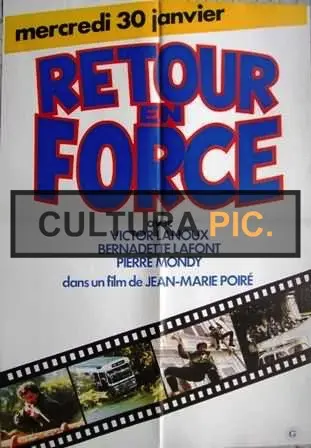 Poster of a Movie "Retour en force" by Jean-Marie Poiré - 1980