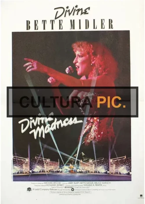 Poster of Bette Midler in "Divine Madness" by Michael Ritchie - 1980
