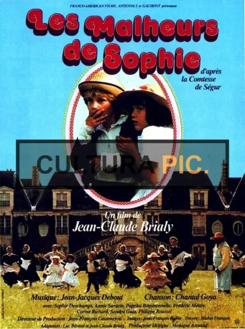 Poster of a Movie "Les malheurs de Sophie" by Jean-Claude Brialy - 1981