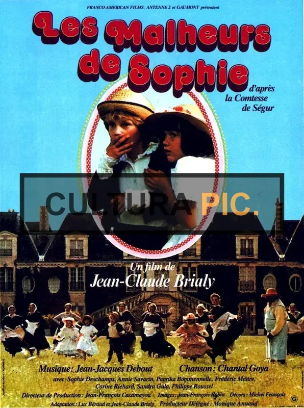 Poster of a Movie "Les malheurs de Sophie" by Jean-Claude Brialy - 1981