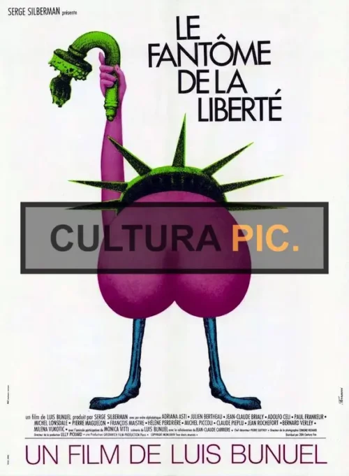 Cinema Poster of the Film "The Phantom of Liberty" by Luis Buñuel - 1974