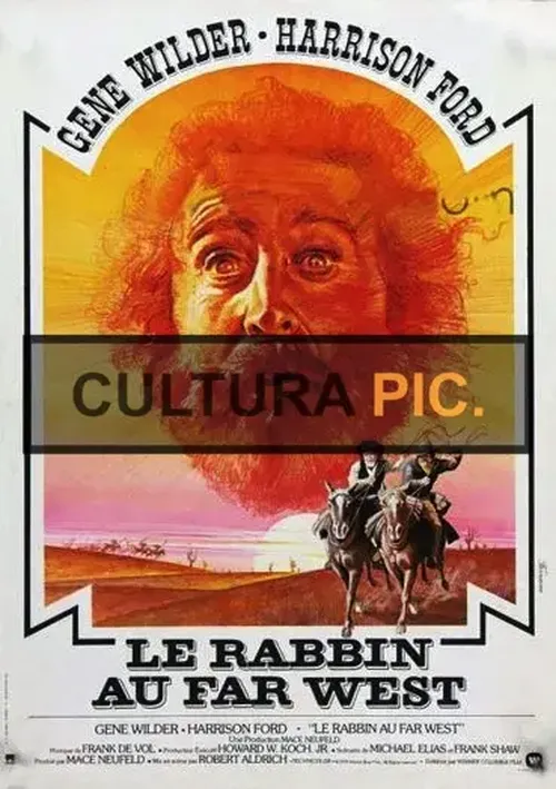 Cinema Poster of the Film "The Frisco Kid" by Robert Aldrich - 1979