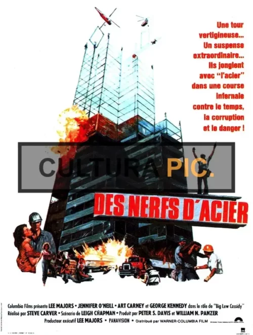 Cinema Poster of the Film "Steel" by Steve Carver - 1979