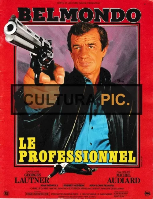 Cinema Poster of the Film "Le professionnel" by Georges Lautner - 1981