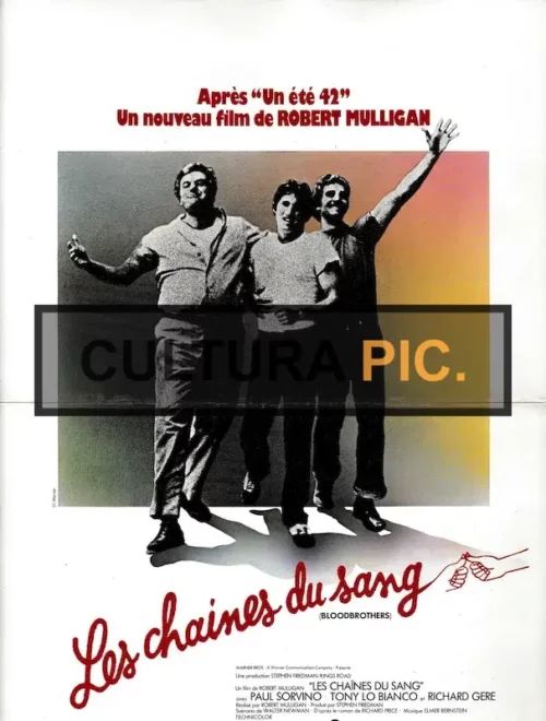 Cinema Poster of the Film "Bloodbrothers" by Robert Mulligan - 1978