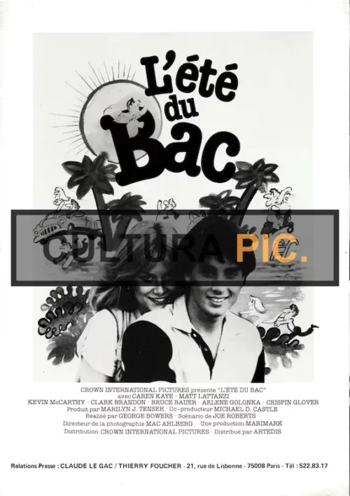 Synopsis in French of the Film "My Tutor" by George Bowers - 1983