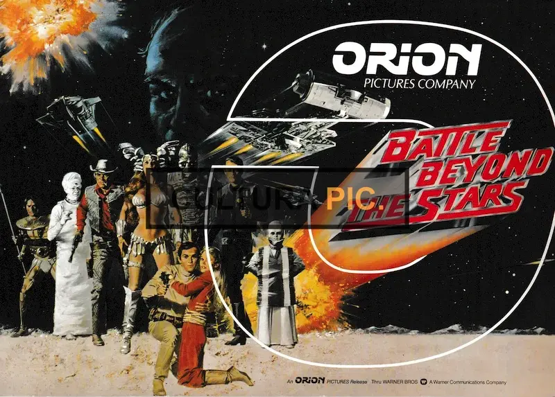 Cinema Poster of the Film "Battle Beyond the Stars" by Jimmy T. Murakami and Roger Corman - 1980