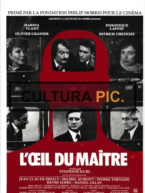 Vintage Original Photo, the Film "L'oeil du maître" by Stéphane Kurc - 1980