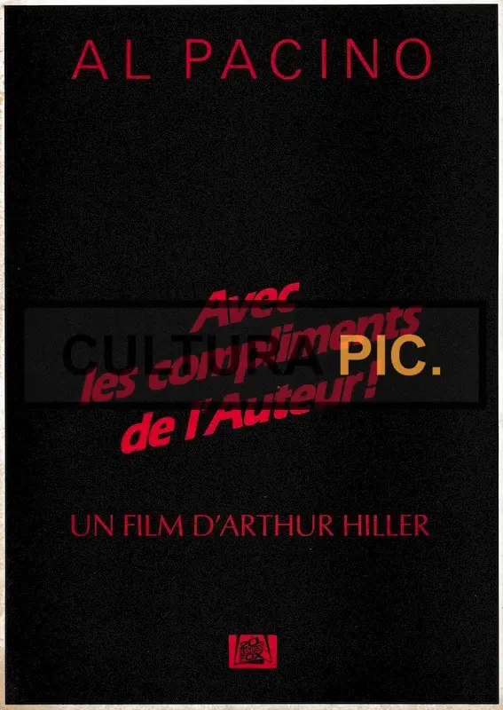Synopsis of the Film "Avec les compliments de l'Auteur!" by Arthur Hiller - 1982