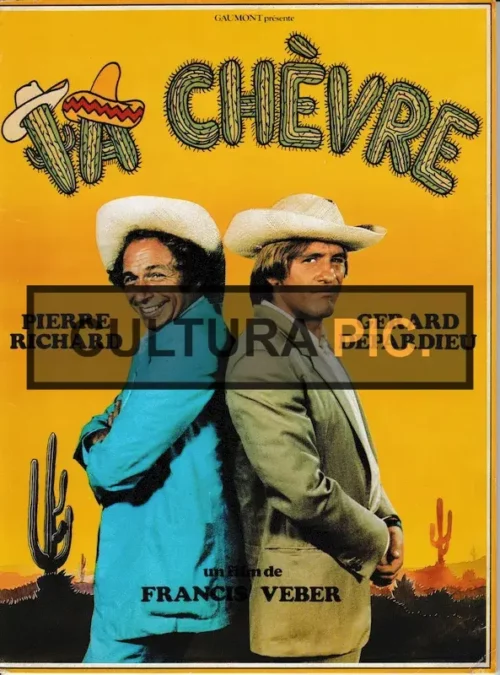 Invitation card inauguration of the Film "La Chèvre" Written and Directed by Francis Veber - 1981