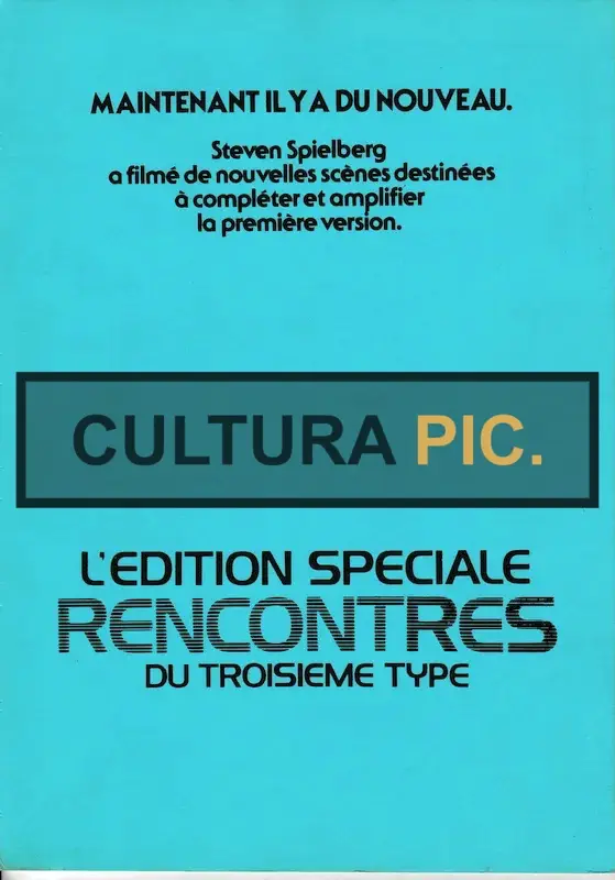 Booklet of the Film "Close Encounters of the Third Kind" by Steven Spielberg - 1977