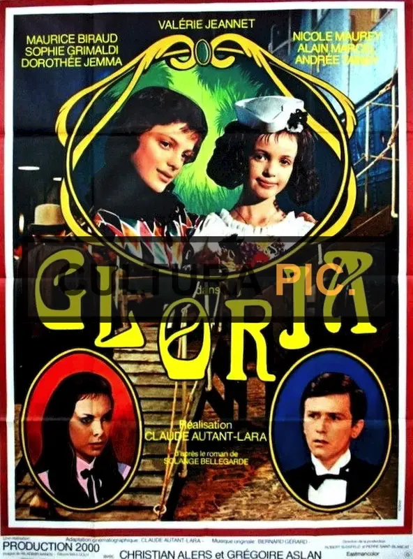 Cinema Poster of the Film "Gloria" by Claude Autant-Lara - 1977
