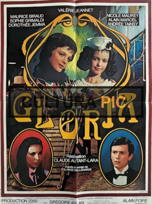 Cinema Poster of the Film "Gloria" by Claude Autant-Lara - 1977