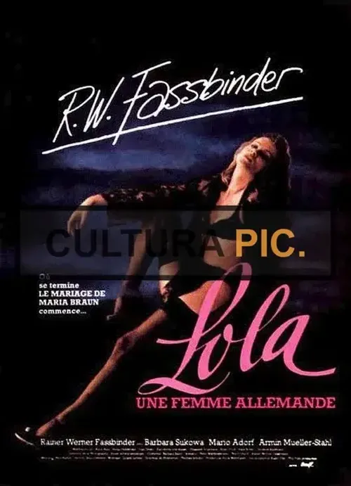 Cinema Poster of the Film "Lola" by Rainer Werner Fassbinder - 1981