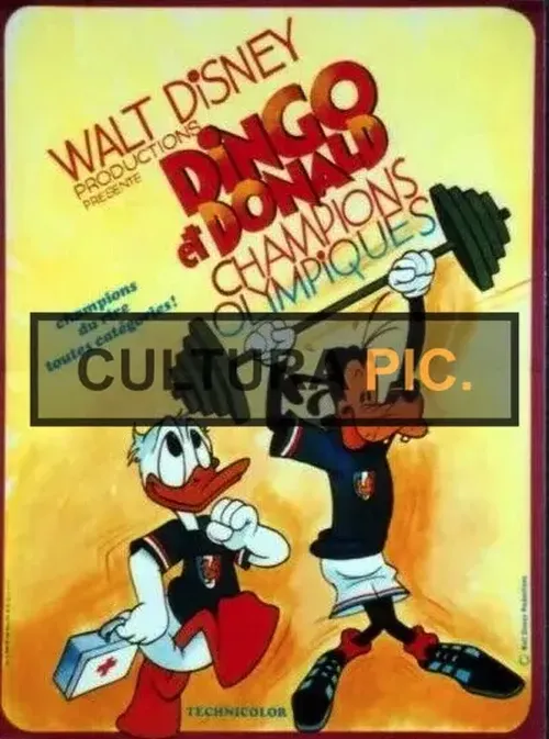 Cinema Poster of the Film "Superstar Goofy" by Walt Disney Starring: Pinto Colvig and Clarence Nash - 1972
