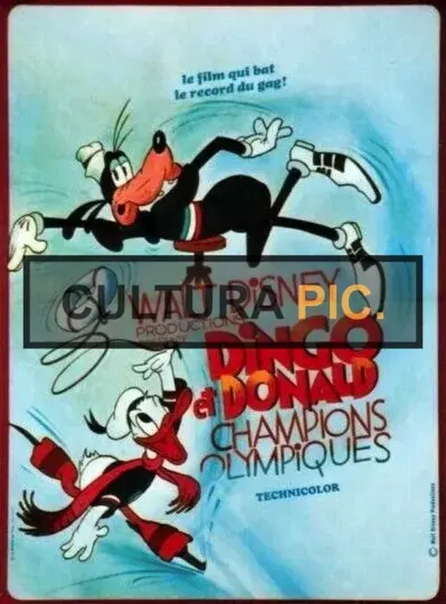 Cinema Poster of the Film "Superstar Goofy" by Walt Disney Directed by: Jack Hannah, Jack King and Jack Kinney- 1972