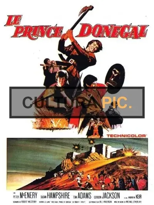 Cinema Poster of the Film "The Fighting Prince of Donegal" by Michael O'Herlihy, a Walt Disney Production - 1966