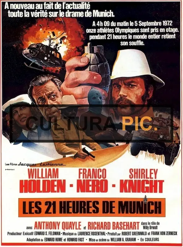 Cinema Poster of the Film "21 Hours at Munich" by William A. Graham - 1976