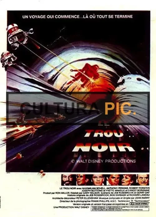 Cinema Poster of the Film "The Black Hole" by Gary Nelson - 1979