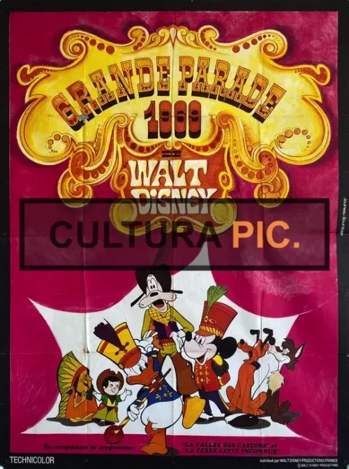 Cinema Poster of "The Large Parade" by Walt Disney - 1969