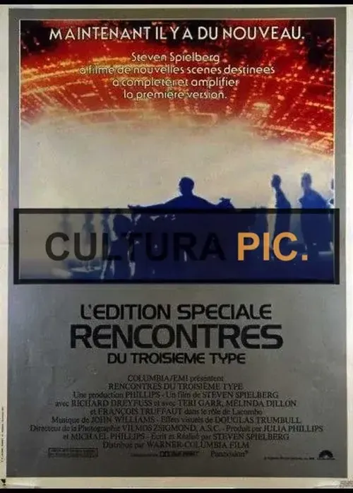 Cinema Poster of "Close Encounters of the Third Kind" by Steven Spielberg - 1977