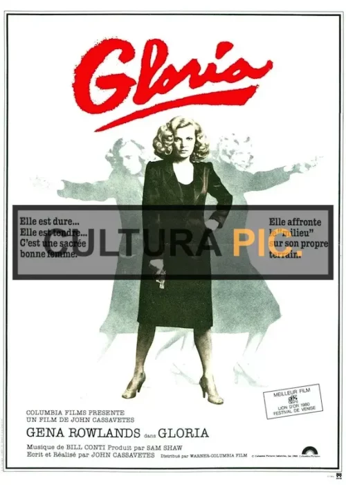 Cinema Poster of Film "Gloria" Directed and Written by John Cassavetes - 1980