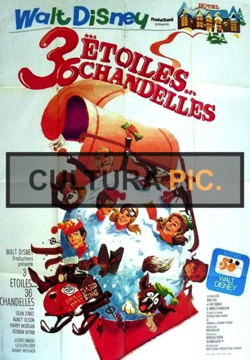 Cinema Poster of Film "Snowball Express" by Norman Tokar, a Walt Disney Production - 1972