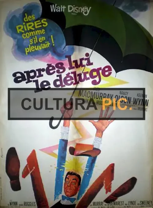 Cinema Poster of Film "Son of Flubber" by Robert Stevenson, a Walt Disney Production - 1962