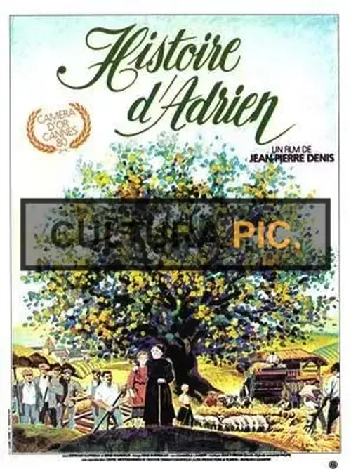 Cinema Poster of Film "Histoire d'Adrien" Written and Directed by Jean-Pierre Denis - 1980