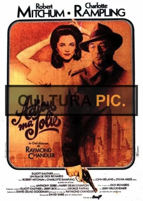 Cinema Poster of Film "Adieu ma jolie" by Dick Richards - 1975