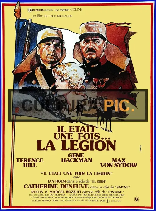 Cinema Poster of Film "March or Die" by Dick Richards - 1977