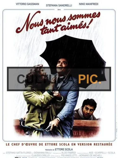 Cinema Poster of Film "We All Loved Each Other So Much" by Ettore Scola - 1974