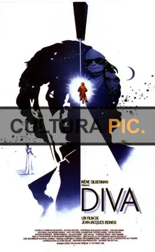 Cinema Poster of "Diva" by Jean-Jacques Beineix - 1981