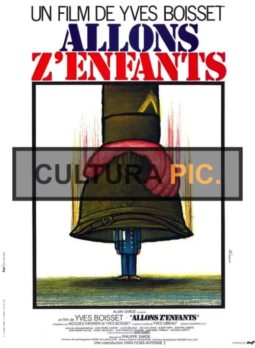 Movie Poster of The Film "The Boy Soldier" Original title: Allons z'enfants Directed by: Yves Boisset - 1981